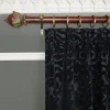 ANACONDA Velvet Curtain - Noir