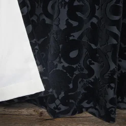 ANACONDA Velvet Curtain - Noir