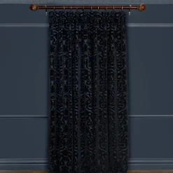 ANACONDA Velvet Curtain - Noir