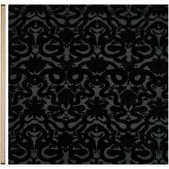 ANACONDA Velvet Curtain - Noir