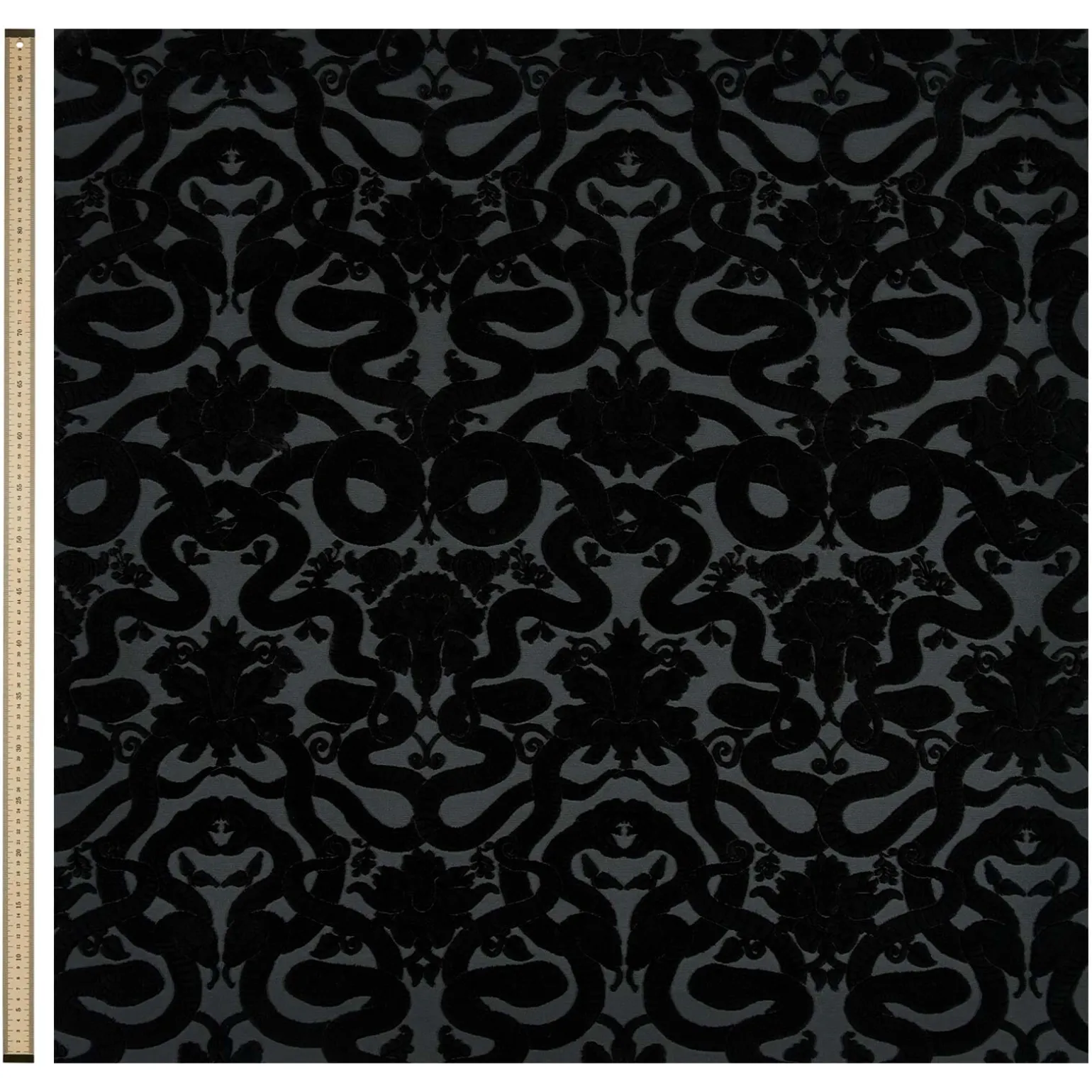 ANACONDA Velvet Curtain - Noir