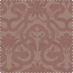ANACONDA Cut-Velvet - Dusky Pink