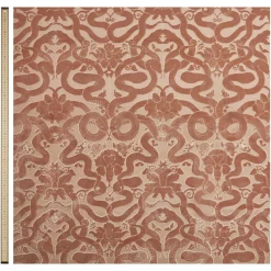 ANACONDA Cut-Velvet - Dusky Pink