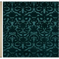 ANACONDA Cut-Velvet - Petrol