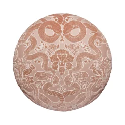 ANACONDA Cut-Velvet Bottoman - Dusky Pink