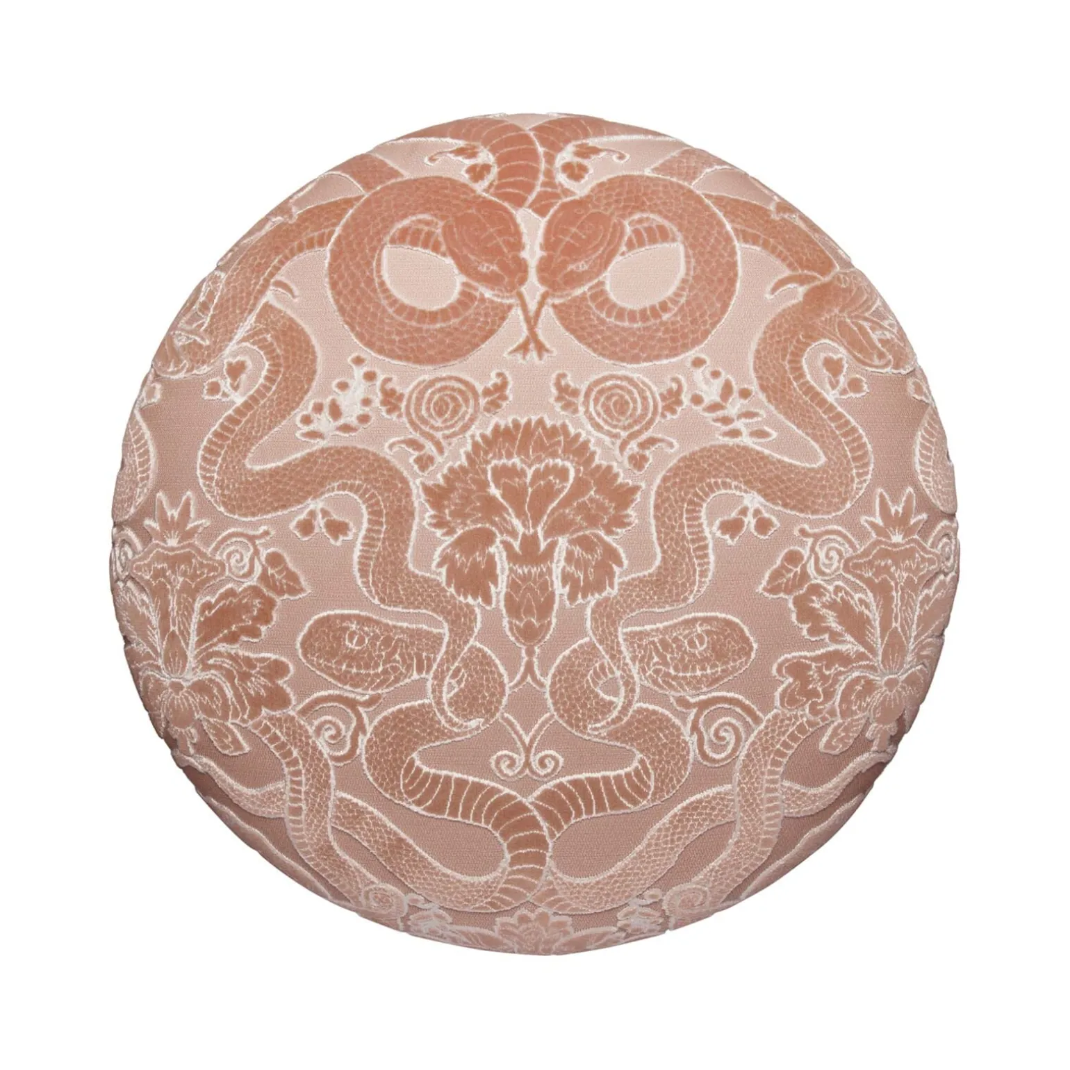 ANACONDA Cut-Velvet Bottoman - Dusky Pink