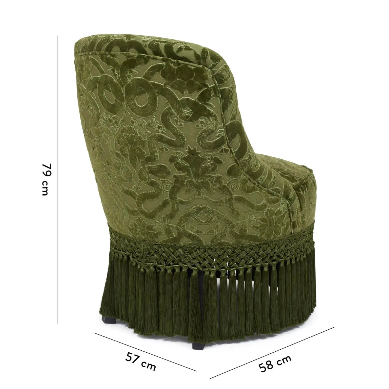 ANACONDA Gascoigne Bedroom Chair - Olive