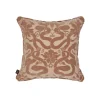 ANACONDA Medium Cut-Velvet Cushion - Dusky Pink