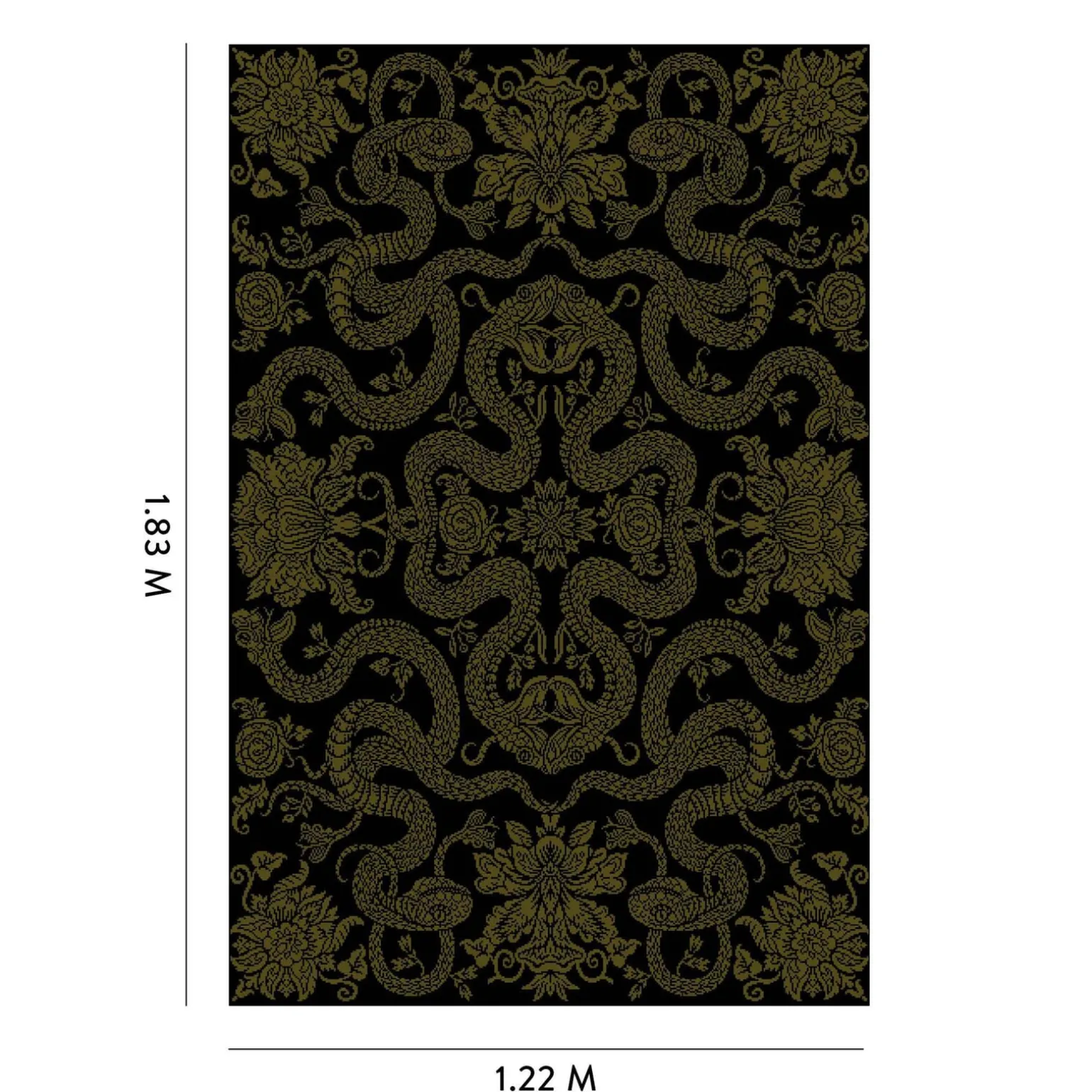 ANACONDA Rug - Black