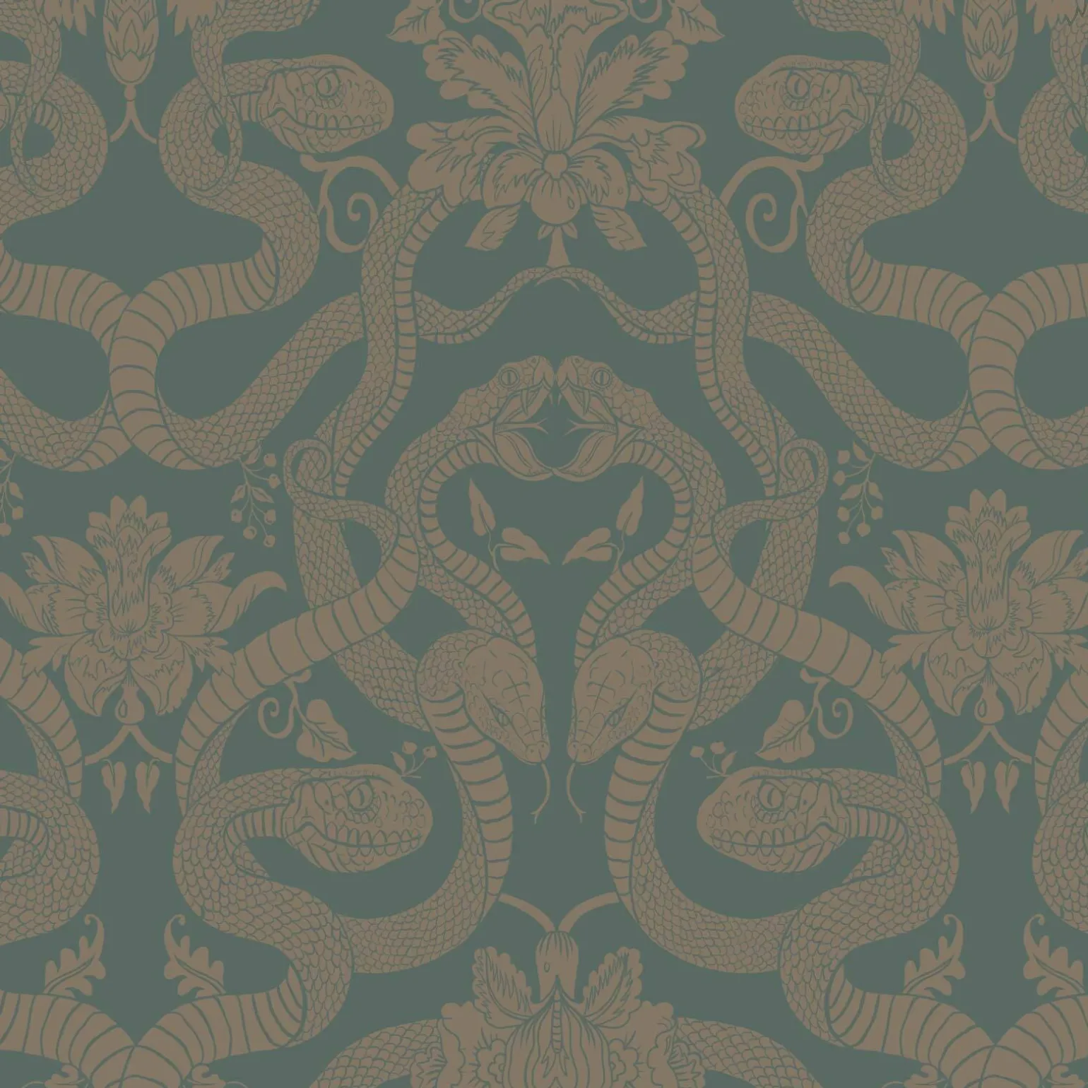 ANACONDA Traditional Wallpaper - Eucalyptus