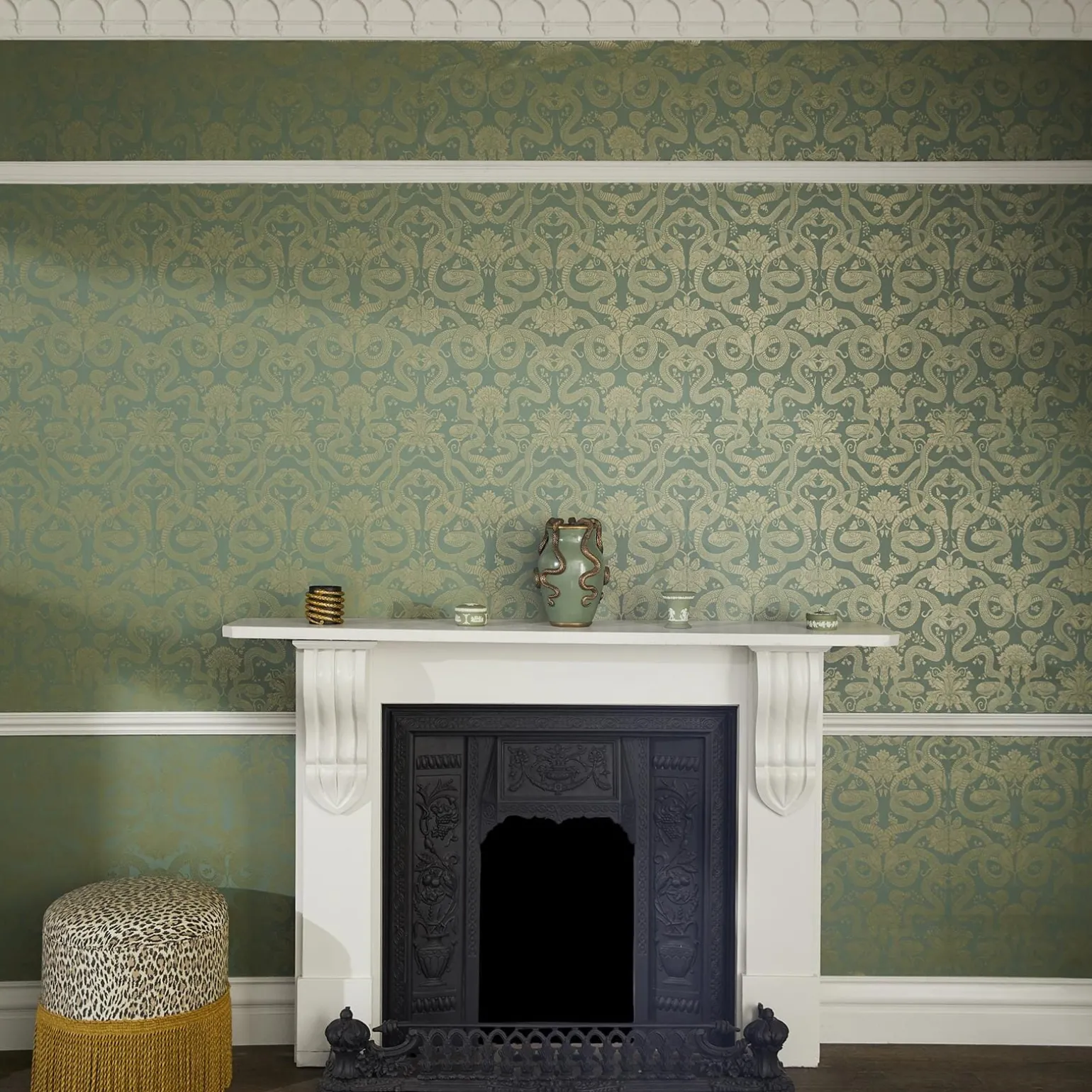 ANACONDA Traditional Wallpaper - Eucalyptus