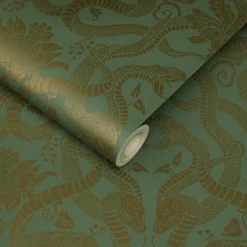 ANACONDA Traditional Wallpaper - Eucalyptus