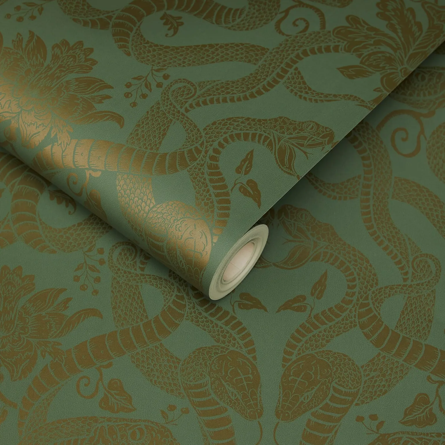 ANACONDA Traditional Wallpaper - Eucalyptus