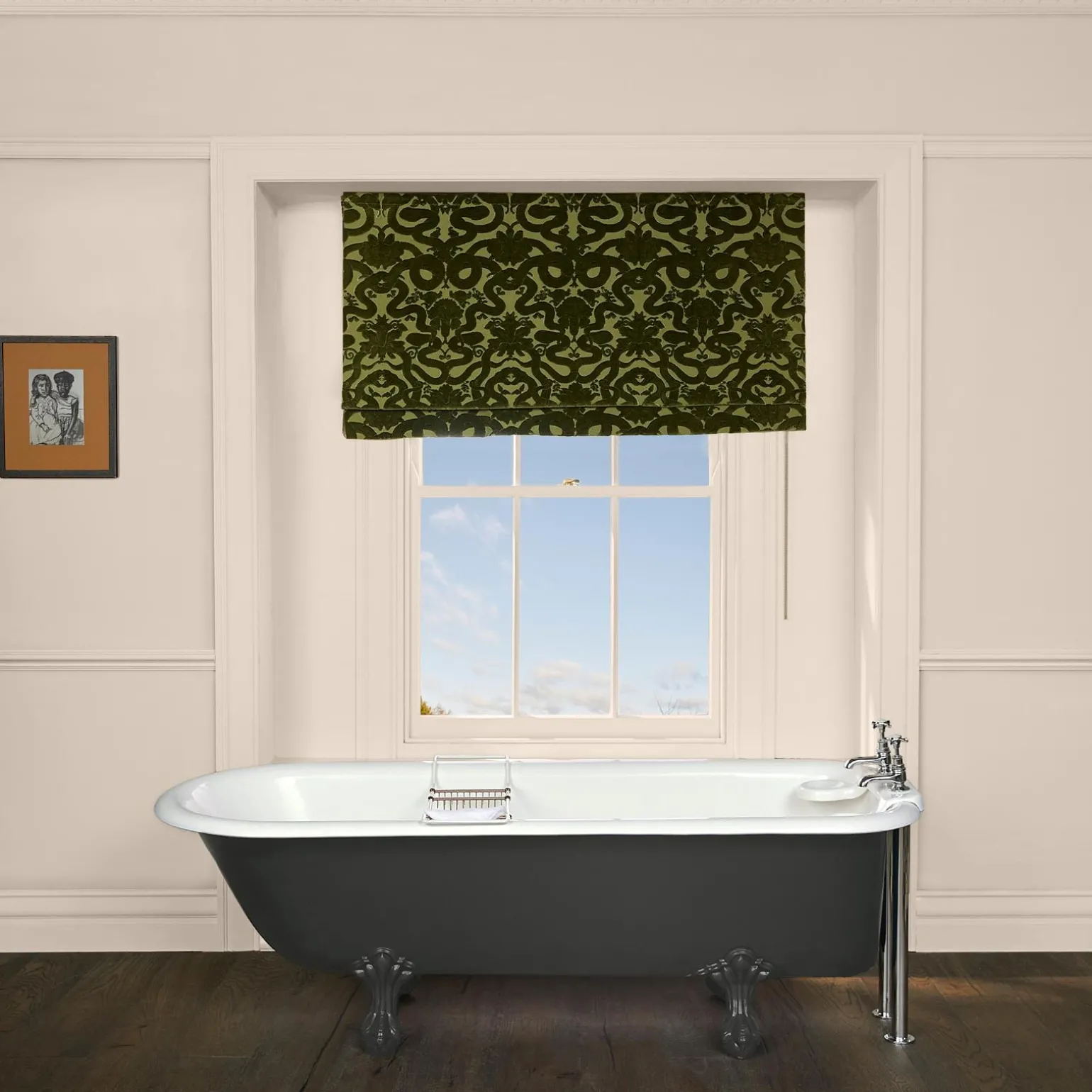 ANACONDA Velvet Blind - Olive Green