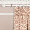 ANACONDA Velvet Curtain - Dusky Pink