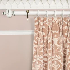 ANACONDA Velvet Curtain - Dusky Pink
