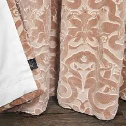 ANACONDA Velvet Curtain - Dusky Pink