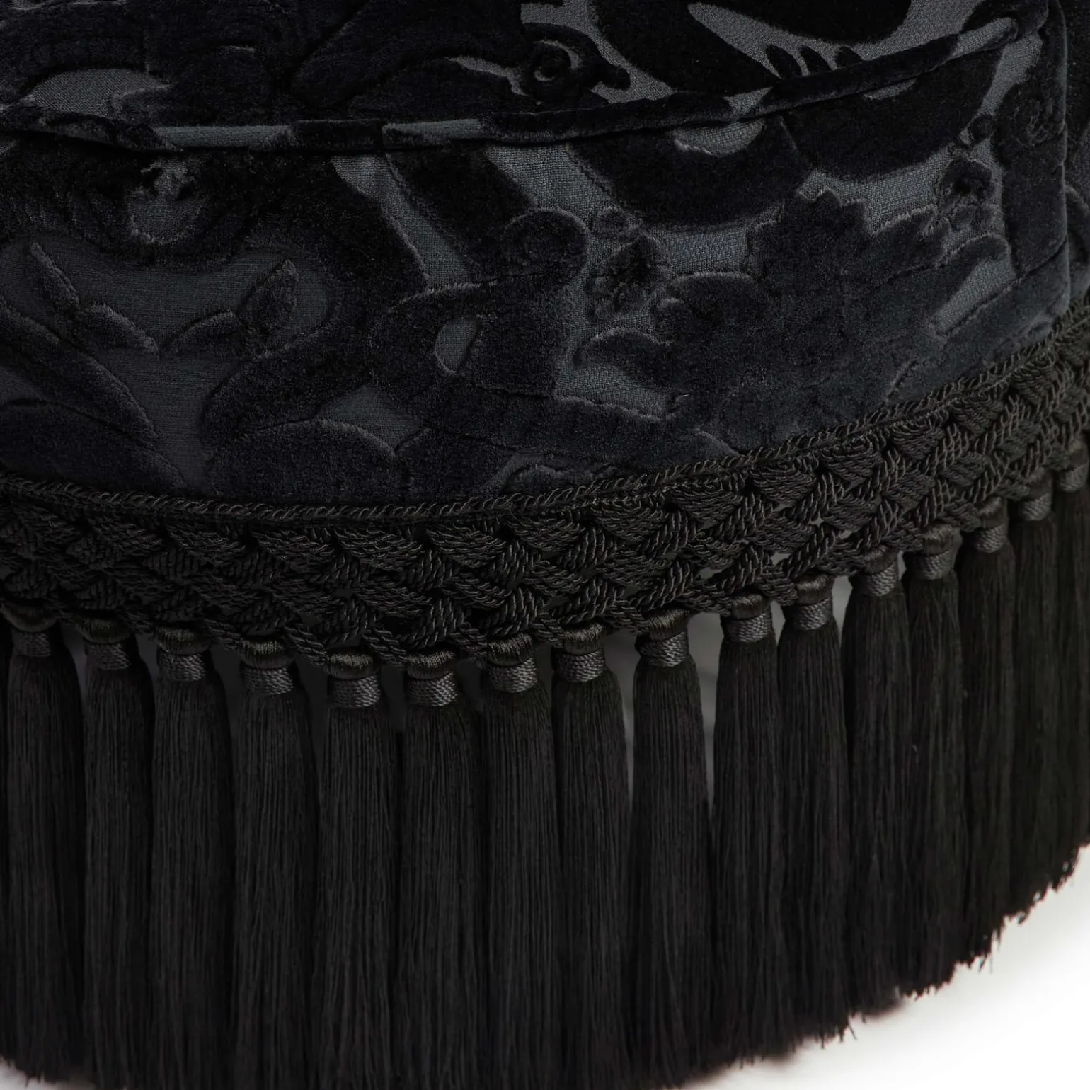 ANACONDA Velvet Gascoigne Bedroom Chair - Noir