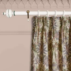 AQUIFOLIA Cotton Linen Curtain - Ecru