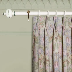 AQUIFOLIA Cotton Linen Curtain - Apple