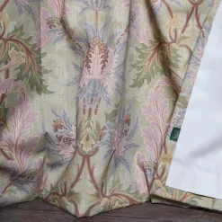 AQUIFOLIA Cotton Linen Curtain - Apple