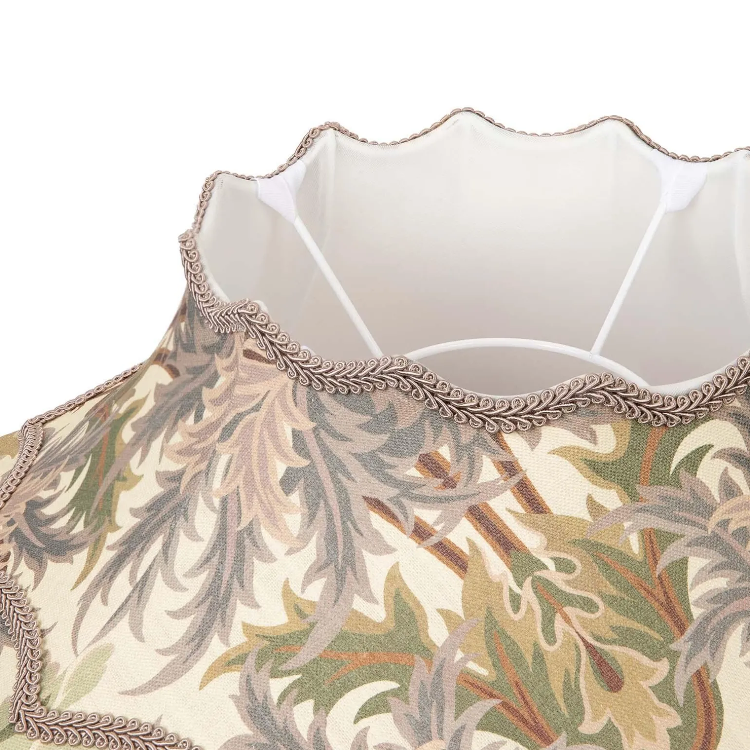 AQUIFOLIA Cotton Linen Isabella Lampshade - Ecru