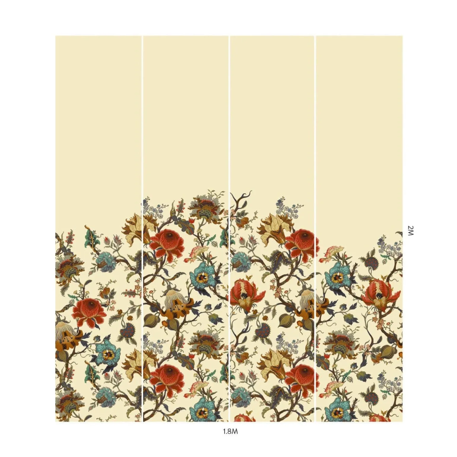 ARTEMIS CLIMBING WALLS Wallpaper - Ecru