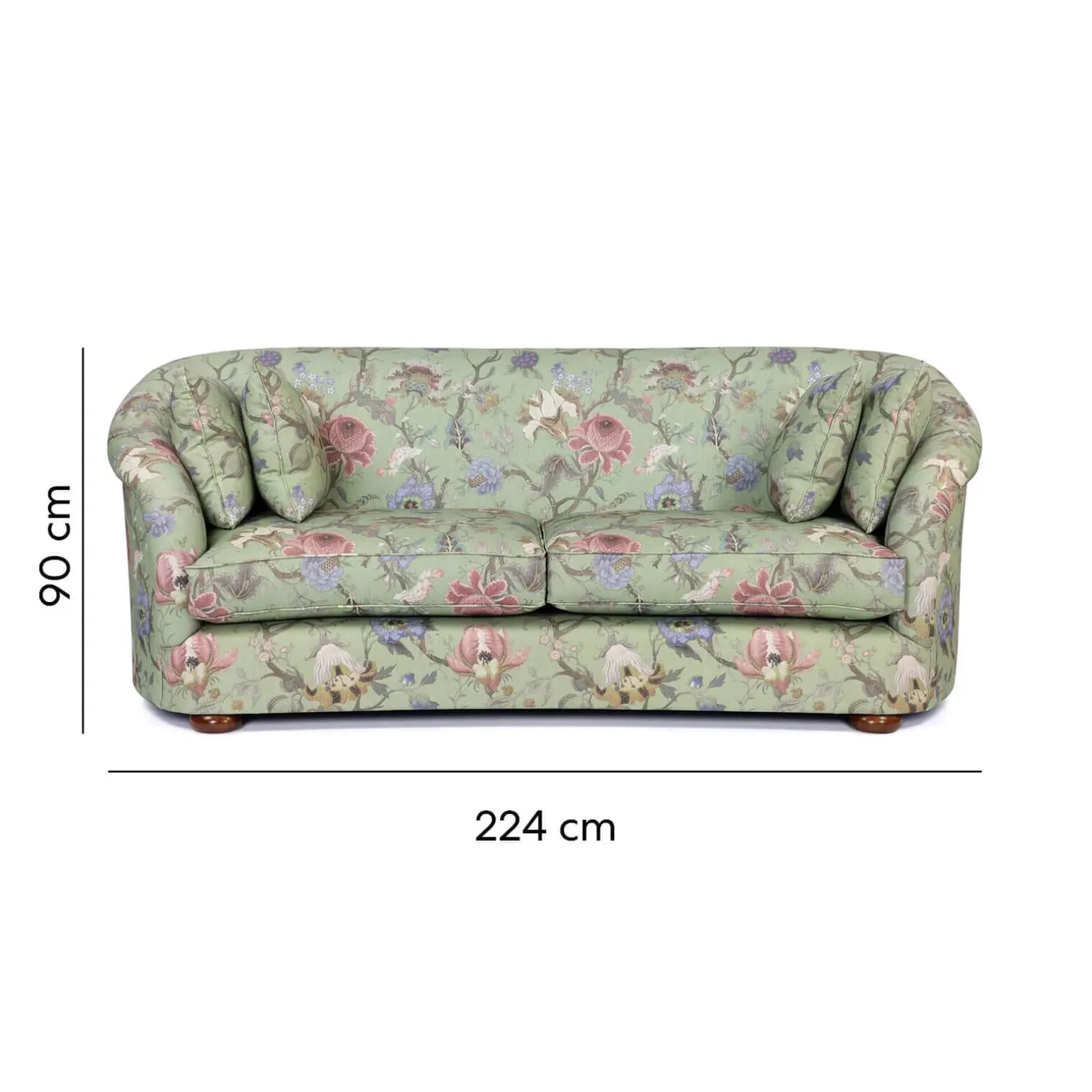 ARTEMIS Cotton Linen Vesper Sofa - Jadeite