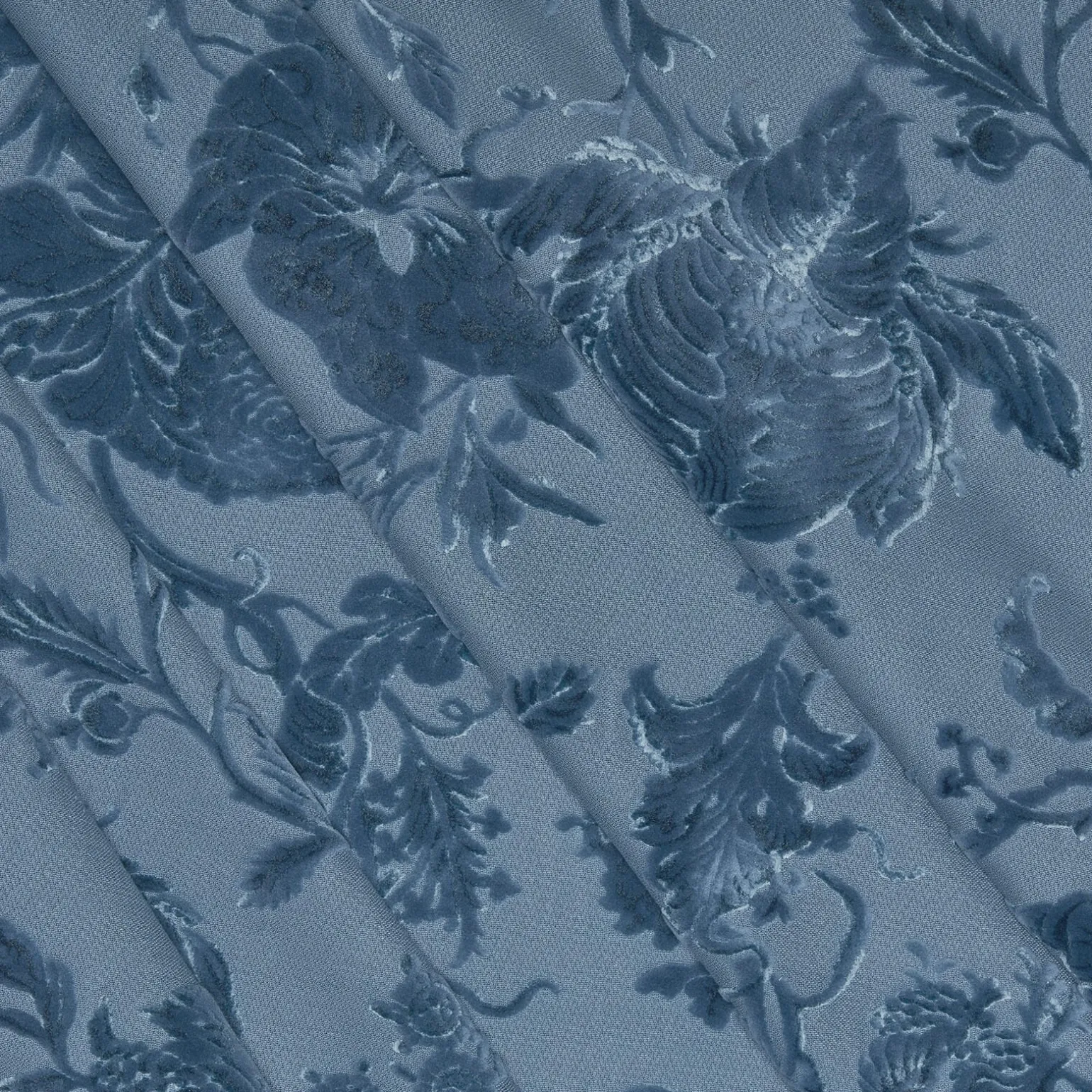 ARTEMIS Cut-Velvet - Cerulean