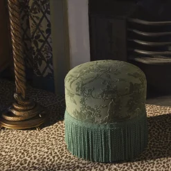 ARTEMIS Cut-Velvet - Eucalyptus