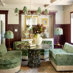ARTEMIS Cut-Velvet - Eucalyptus