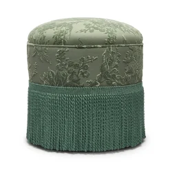 ARTEMIS Cut-Velvet Bottoman - Eucalyptus