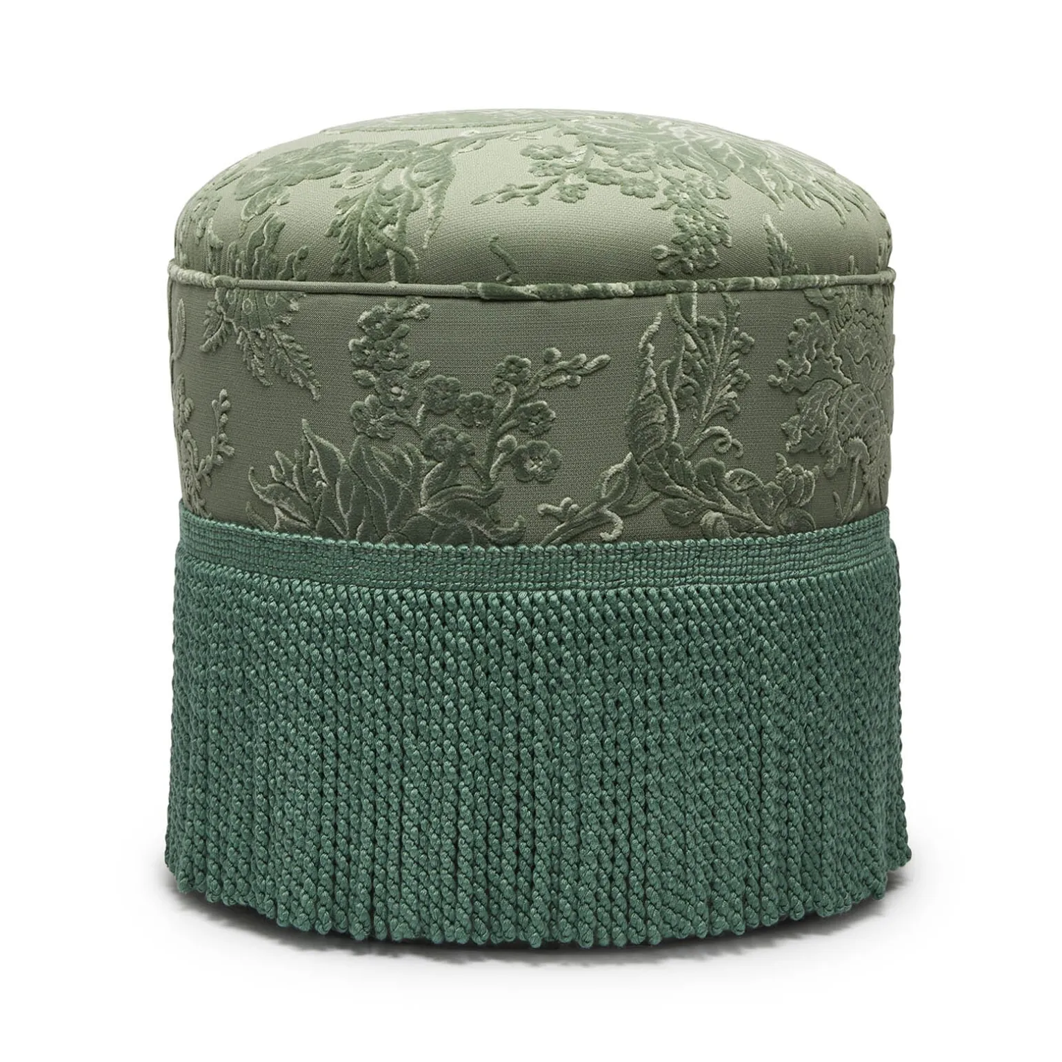 ARTEMIS Cut-Velvet Bottoman - Eucalyptus