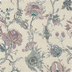 ARTEMIS Embroidered Linen - Alabaster