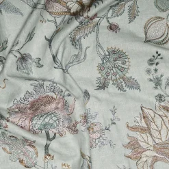 ARTEMIS Embroidered Linen - Pistachio