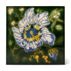 ARTEMIS HIBISCUS Printed Tiles - Verde