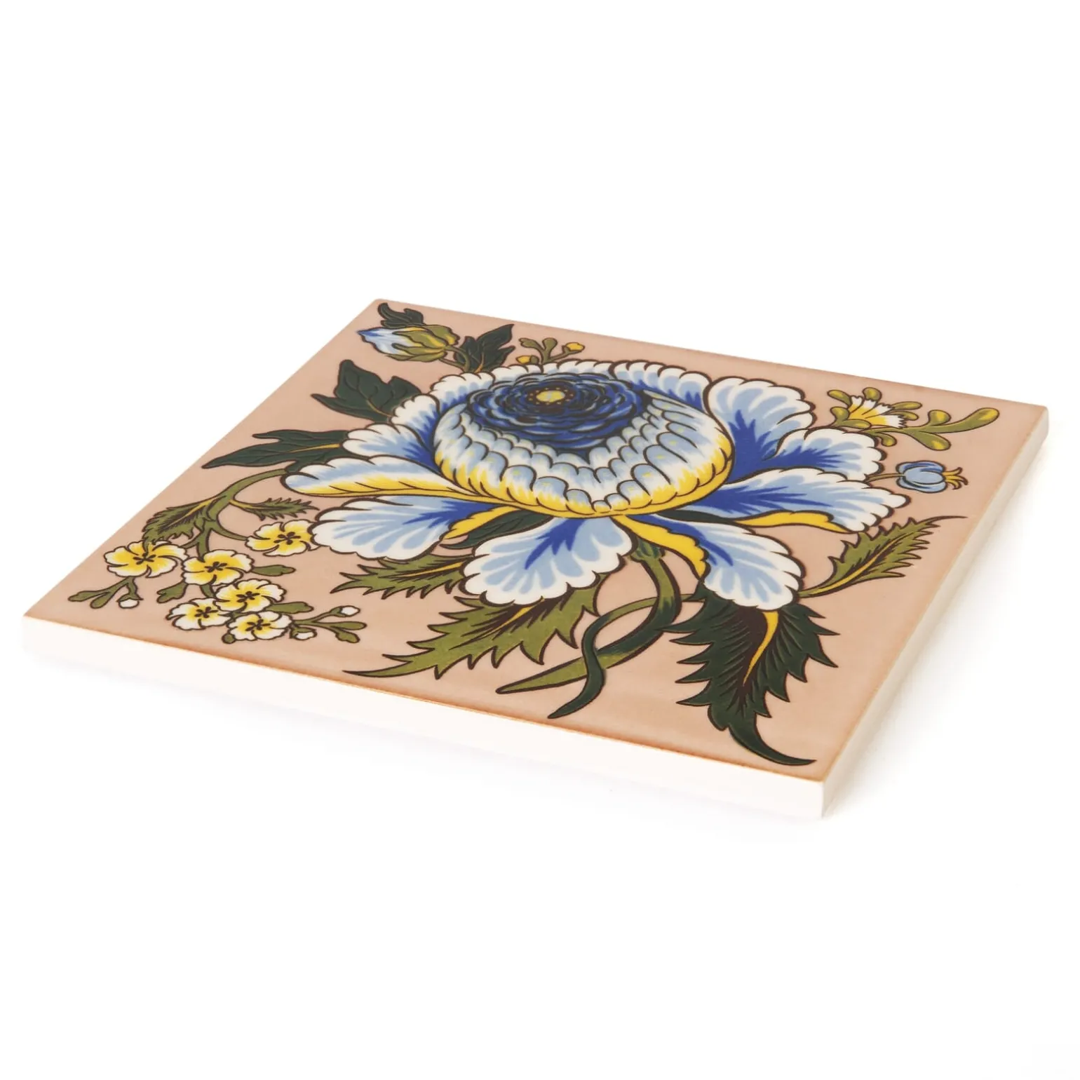 ARTEMIS HIBISCUS Printed Tiles - Blush