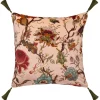 ARTEMIS Large Tassel Velvet Cushion - Blush