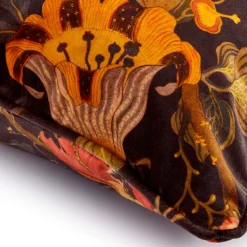ARTEMIS Large Velvet Cushion - Black