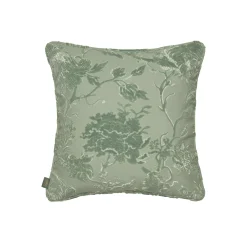 ARTEMIS Medium Cut-Velvet Cushion - Eucalyptus