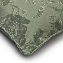 ARTEMIS Medium Cut-Velvet Cushion - Eucalyptus