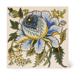 ARTEMIS ROSE Printed Tiles - Ecru