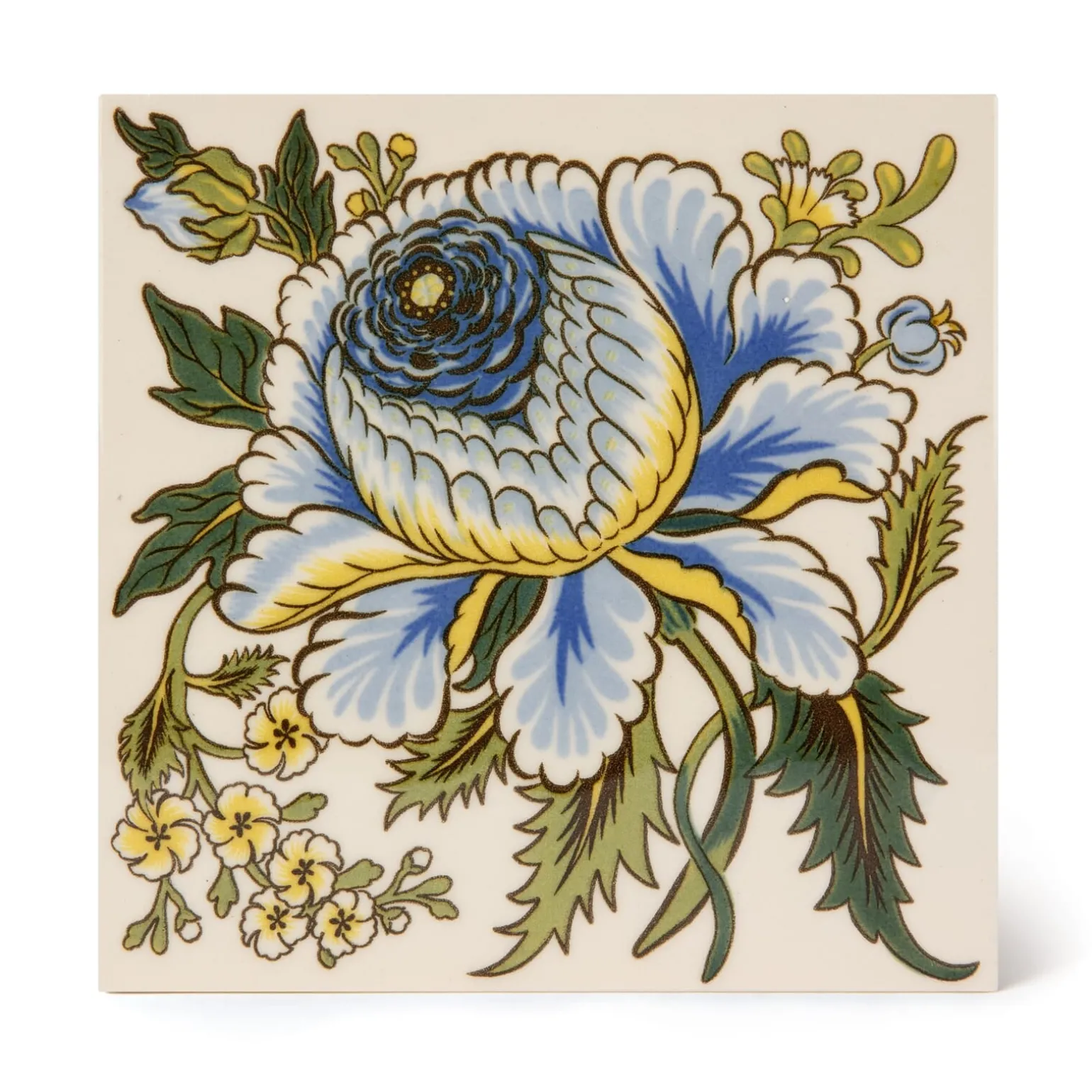 ARTEMIS ROSE Printed Tiles - Ecru