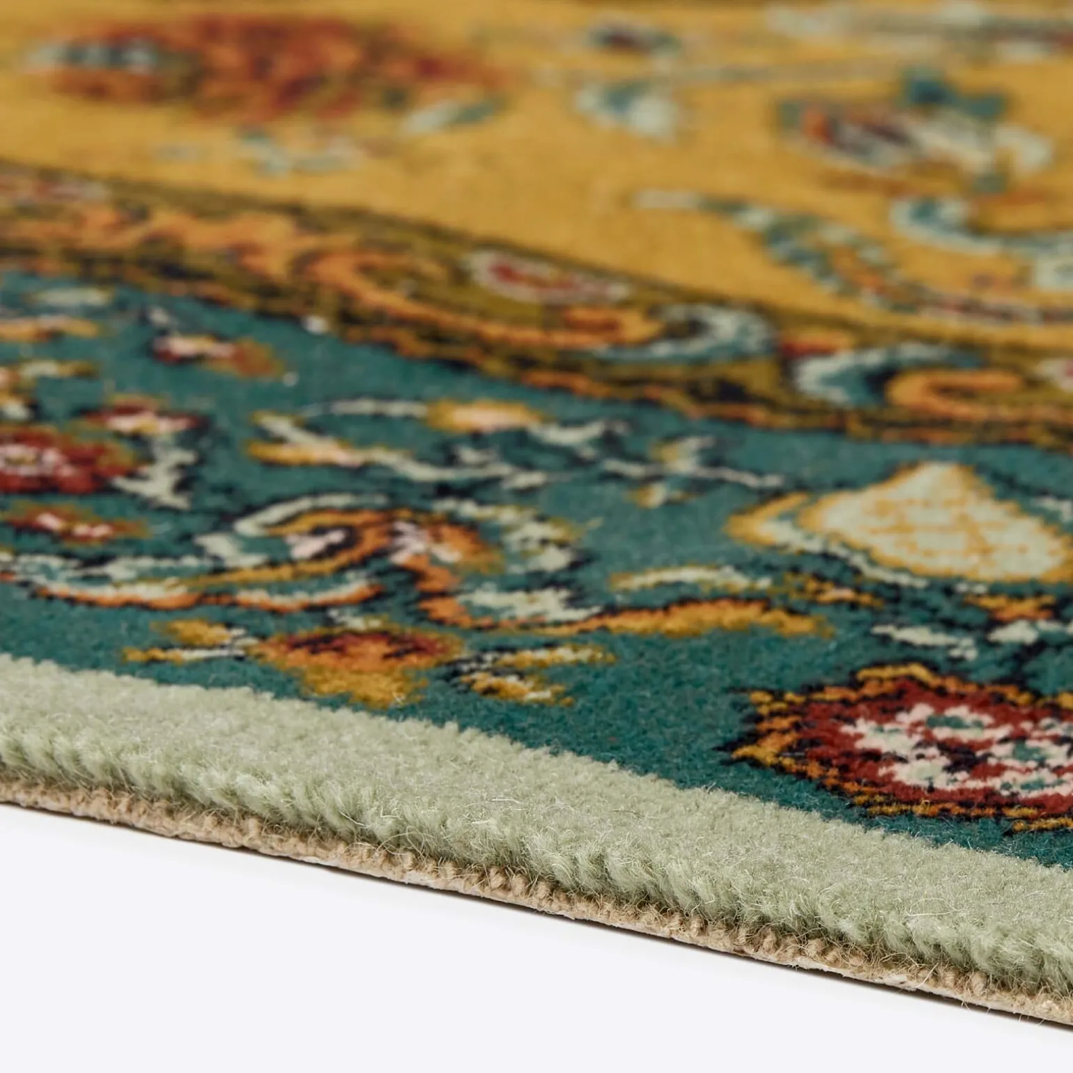 ARTEMIS Rug - Petrol & Gold