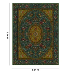 ARTEMIS Rug - Petrol & Gold