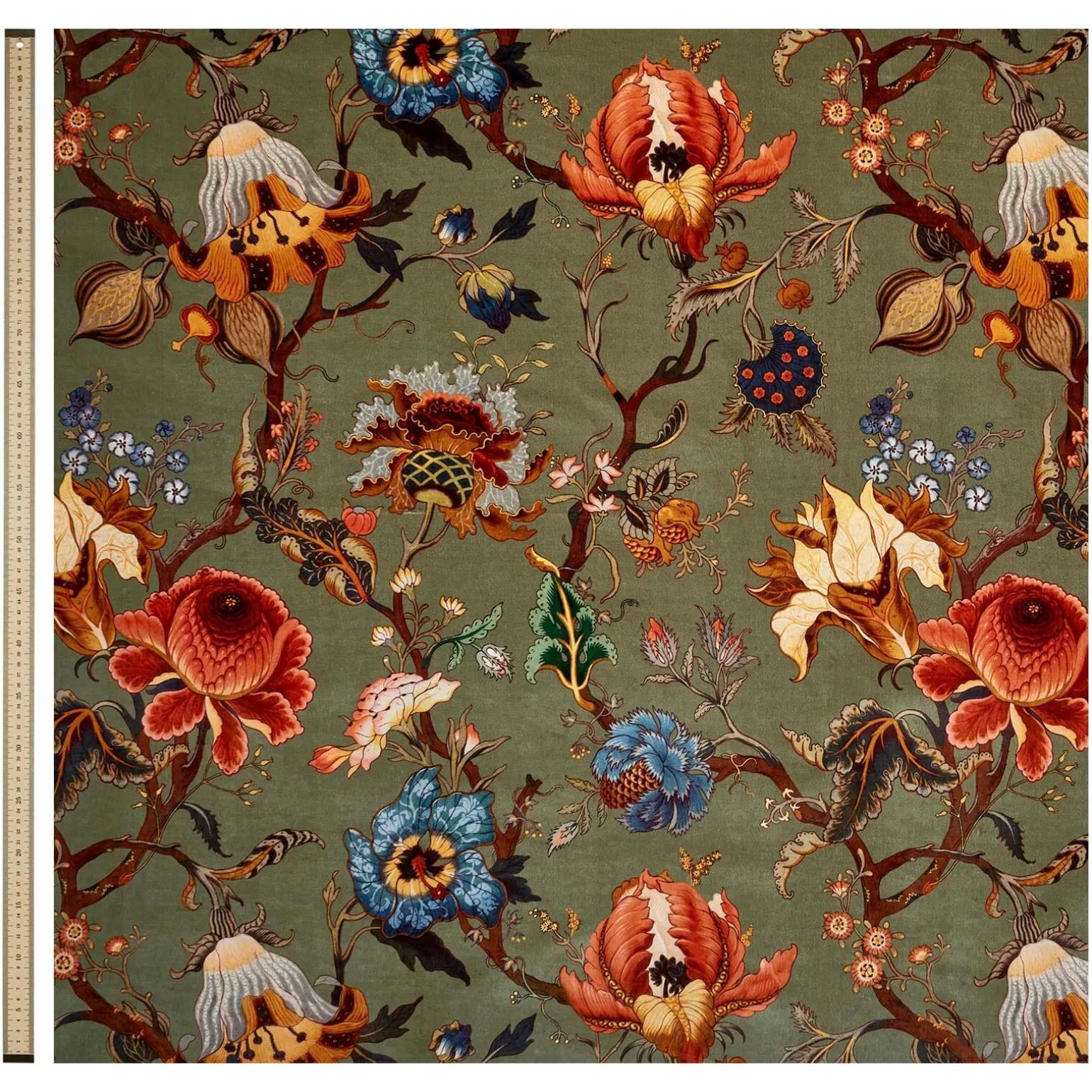 ARTEMIS Velvet Blind - Moss Green