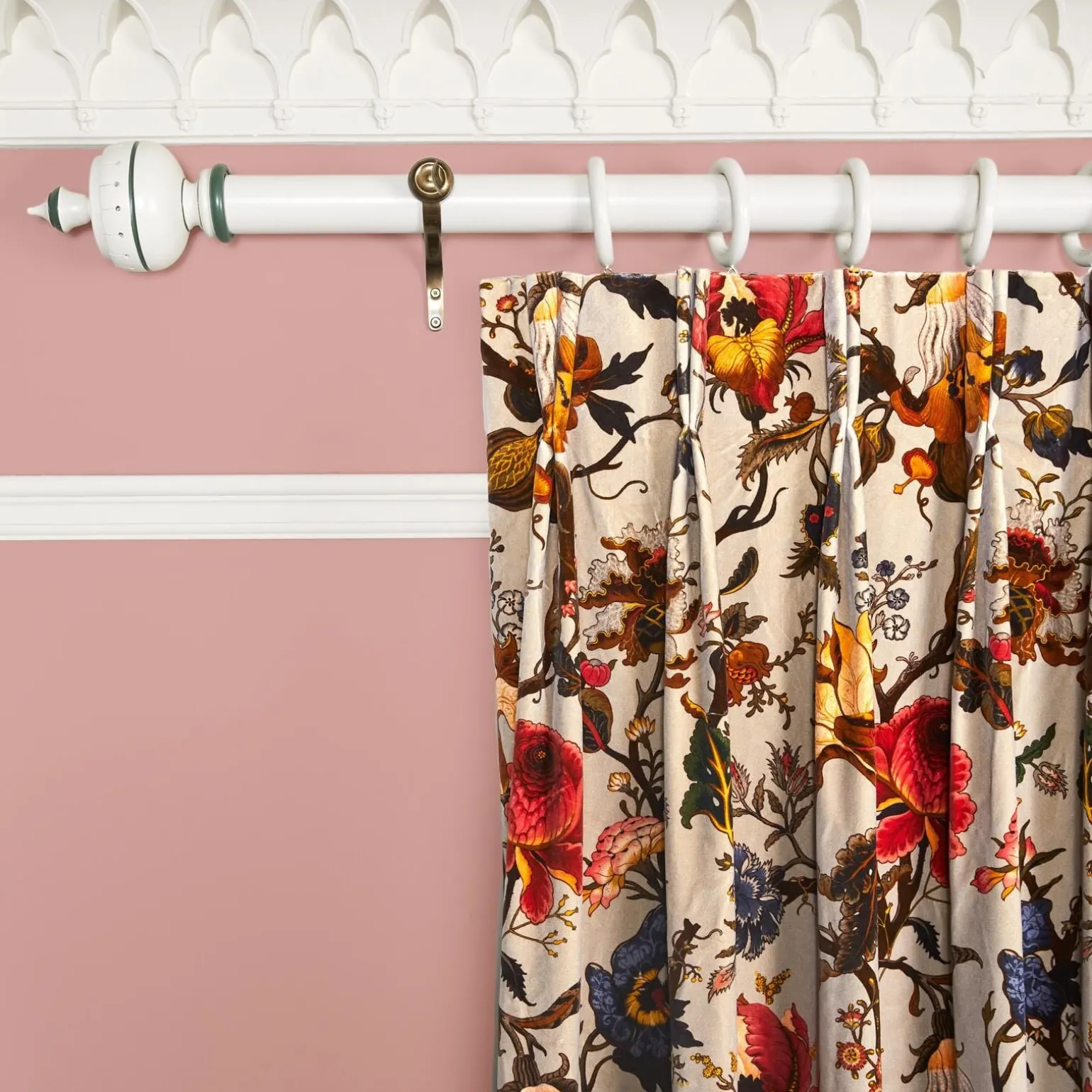 ARTEMIS Velvet Curtain - Dove Grey