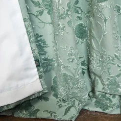 ARTEMIS Velvet Curtain - Eucalyptus