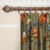 ARTEMIS Velvet Curtain - Moss Green