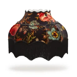 ARTEMIS Velvet Isabella Lampshade - Black